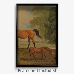 Benjamin Marshall - Broodmare with Foal, and a Terrier