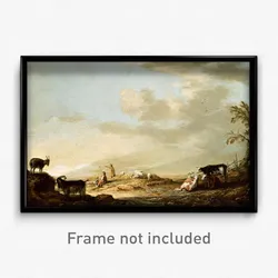 Cuyp, Aelbert - Landscape with Cattle and Figures