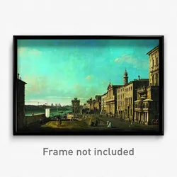 Bernardo Bellotto - View of Via di Ripetta in Rome