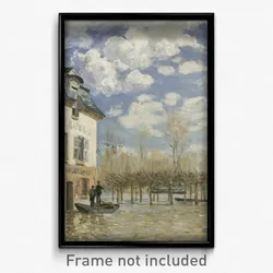 Alfred Sisley - Boat in the Flood at Port Marly