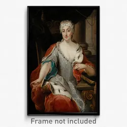 Pier Leone Ghezzi - Portrait of Maria Clementina Sobieska (?)