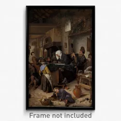 Jan Steen - A School for Boys and Girls