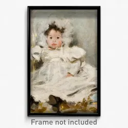 Carlos Baca-Flor - Portrait of a girl in white