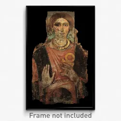 Funeral portrait of a woman