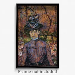 Toulouse LAUTREC, Henri - Portrait de Suzanne Valadon (Madame Suzanne Valadon, artiste peintre)