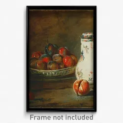 Jean-Baptiste Simeon Chardin - A Bowl of Plums