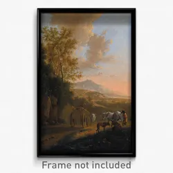 Both, Jan - Italian Landscape with an Ox-cart