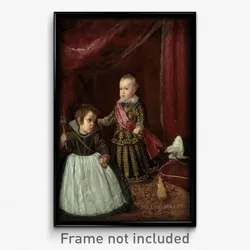 Diego Rodríguez de Silva y Velázquez - Don Baltasar Carlos with a Dwarf