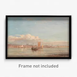 David Cox - Greenwich Hospital from Woolwich Reach