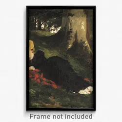 Benczúr, Gyula - Woman Reading in a Forest