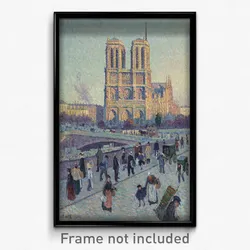 Maximilien Luce - The Quai Saint-Michel and Notre-Dame