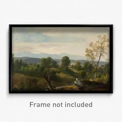 Asher Brown Durand - A View of the Valley