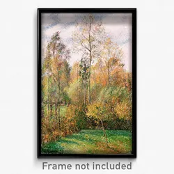 Camille Pissarro - Automne, Peupliers, Eragny (Autumn, Poplars, Eragny)