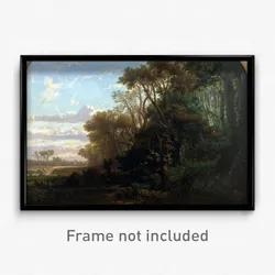 Lluís Rigalt - Landscape with Woods