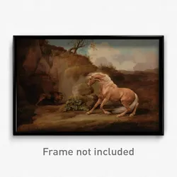 George Stubbs - Horse Frightened by a Lion