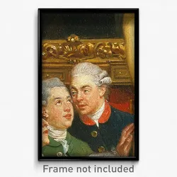 Roger Wilbraham et al - Detail from Johan Zoffany - Tribuna of the Uffizi
