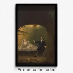 Benjamin Wilson - David Garrick and George Anne Bellamy in "Romeo and Juliet", Act V, Scene iii