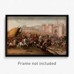 Circle of Juan de la Corte - The Capture of Hai by Joshua