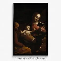Luca Cambiaso - Holy Family with St John the Baptist