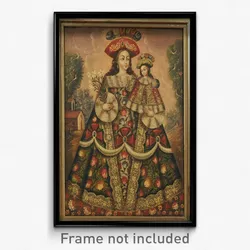 Anonymous, Cuzco School, Peru - The Virgin of the Pilgrims and Child