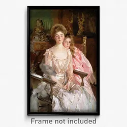 John Singer Sargent - Mrs. Fiske Warren (Gretchen Osgood) and Her Daughter Rachel