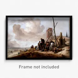 Wouwerman, Philips - A Coastal Scene