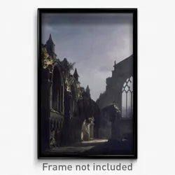 Louis Daguerre - The Ruins of Holyrood Chapel