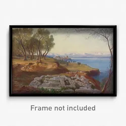 Edward Lear - Corfu from Ascension