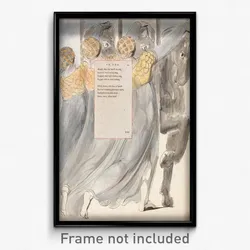 William Blake - The Poems of Thomas Gray, Design 75, "The Fatal Sisters."
