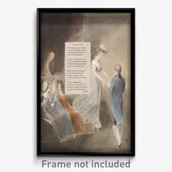 William Blake - The Poems of Thomas Gray, Design 33, "A Long Story."
