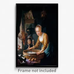 Gerrit Dou - Girl Chopping Onions