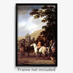Van Calraet, Abraham - A Riding School in the Open Air