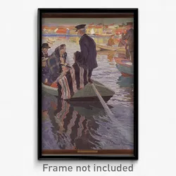 Carl Wilhelmson - Church-Goers in a Boat