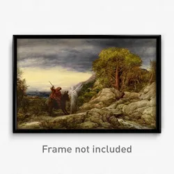 John Linnell - The Prophet Balaam and the Angel