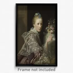 Allan Ramsay - The Artist's Wife- Margaret Lindsay of Evelick, c 1726 - 1782