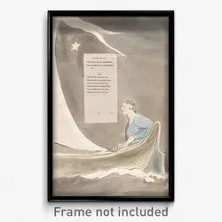 William Blake - The Poems of Thomas Gray, Design 101, "Ode for Music."