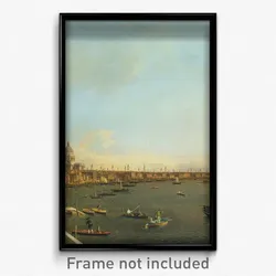 Canaletto - London- The Thames from Somerset House Terrace towards the City