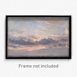 John Constable - A Cloud Study, Sunset