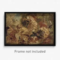 Eugène Delacroix - The Lion Hunt