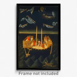 Giovanni di Paolo (Giovanni di Paolo di Grazia) - Saint Nicholas of Tolentino Saving a Shipwreck