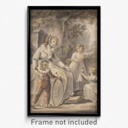 Paul Sandby - A Nurse with Three Children