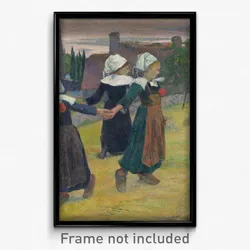 Paul Gauguin - Breton Girls Dancing, Pont-Aven