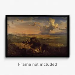 Eugenio Landesio - The Valley of Mexico Seen from the Tenayo Hill