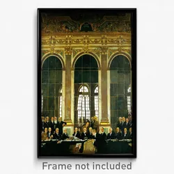 Orpen, William (Sir) (RA) - The Signing of Peace in the Hall of Mirrors, Versailles, 28th June 1919