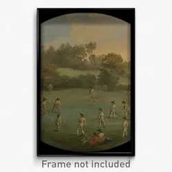 A Game of Cricket (The Royal Academy Club in Marylebone Fields, now Regent's Park)