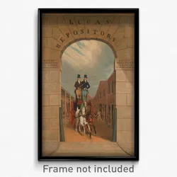 James Pollard - Schooling a Pair in a Brake at Lucas's Yard, Clerkenwell