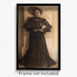 Peder Severin Kröyer - Portrait of the artist´s wife- Marie Kröyer