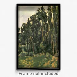 Paul Cézanne - Poplars