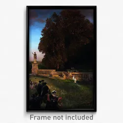 Oswald Achenbach - In the Park of the Villa Borghese