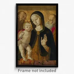 Bernardino Fungai (Italian (Sienese) - Madonna and Child with Two Hermit Saints